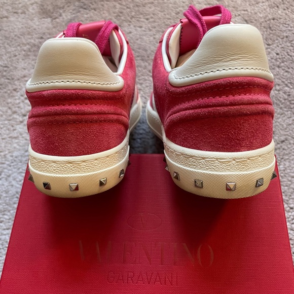 Valentino Pink/White Women’s Sneakers - Picture 7 of 16